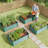 6x3 Ft Galvanized Steel Raised Garden Bed Kit - 1ft High, Outdoor Metal Planter Box for Vegetables, Herbs, Flowers & Plants | Easy Assembly, Rust-Resistant, Durable，set of 5-553584946-553584937