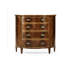 Demilune Solid Wood Accent Chest