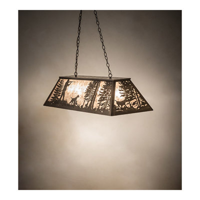 Luminaire suspendu pour îlot de cuisine 6 lumières Jameir