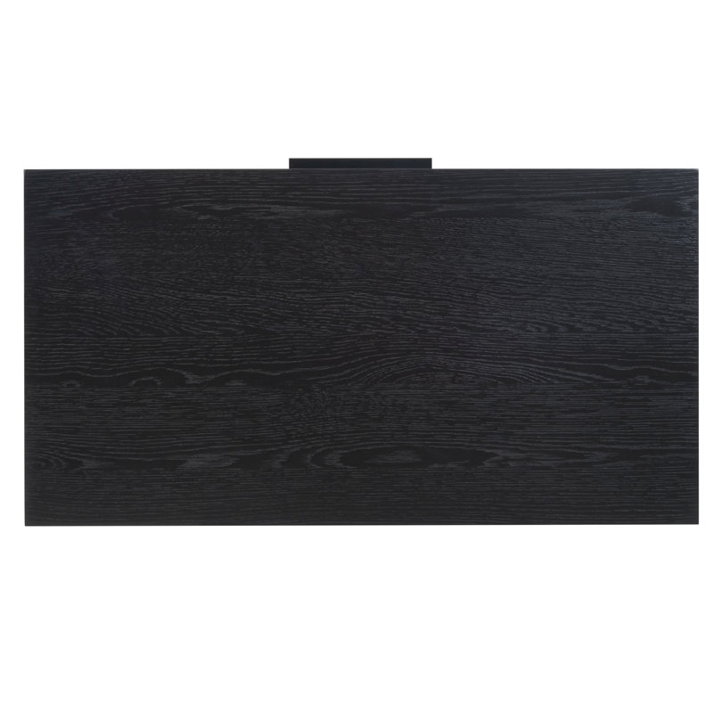 Titus 3 Drawer Stacked Chest, Black