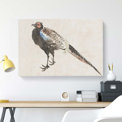 Pheasant by Kawanabe Kyosai - Wrapped Canvas