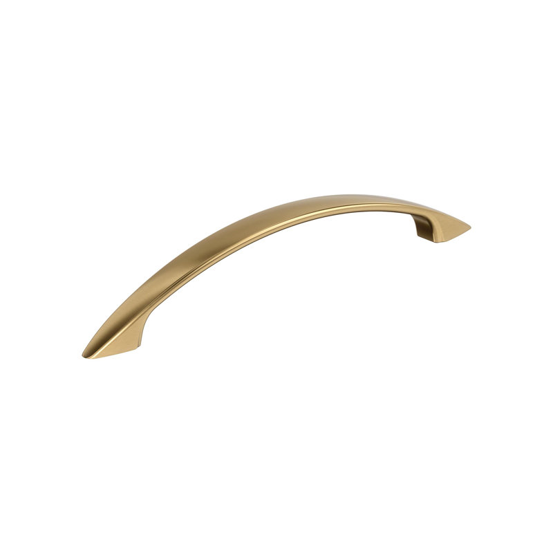Arc 5-1/16 inch (128mm) Center-to-Center Champagne Bronze Cabinet Pull - 25 Pack, 5 1/6", Champagne Bronze