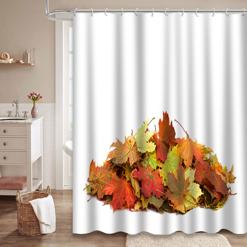 Rideau de douche Autumn Autumn Leaves, L 72 po x l 72 po