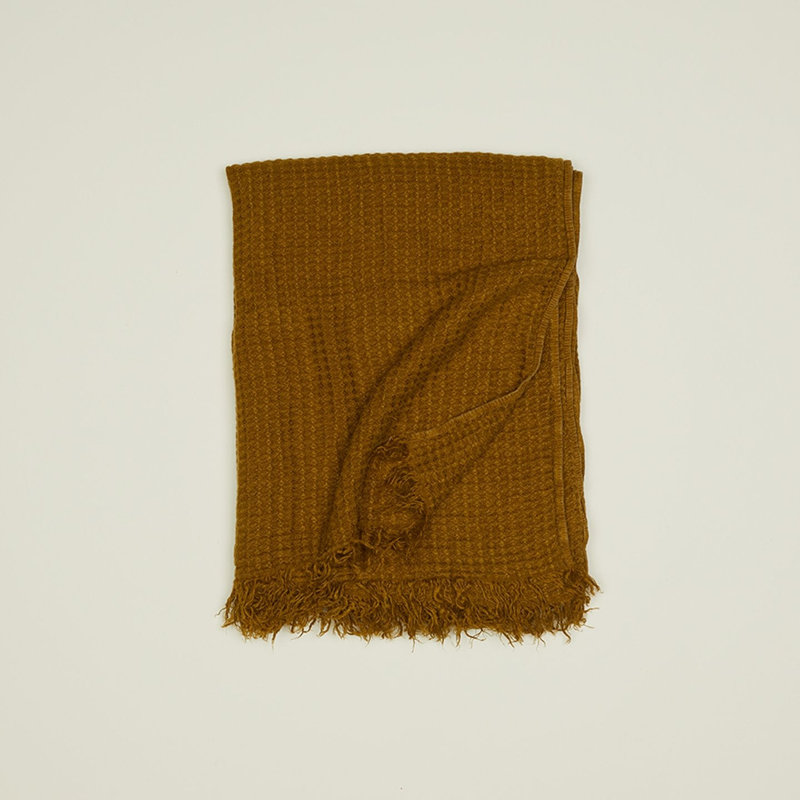 Simple Throw Blanket, 70" L x 50" W, Bronze