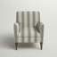 Lila 75 Cm Wide Coastal Farmhouse Armchair-1464950549