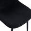 Chaise noire à haute résilience - Pieds en métal pour un confort durable de 4 chaises modernes au look sophistiqué-1746172972-1746172970
