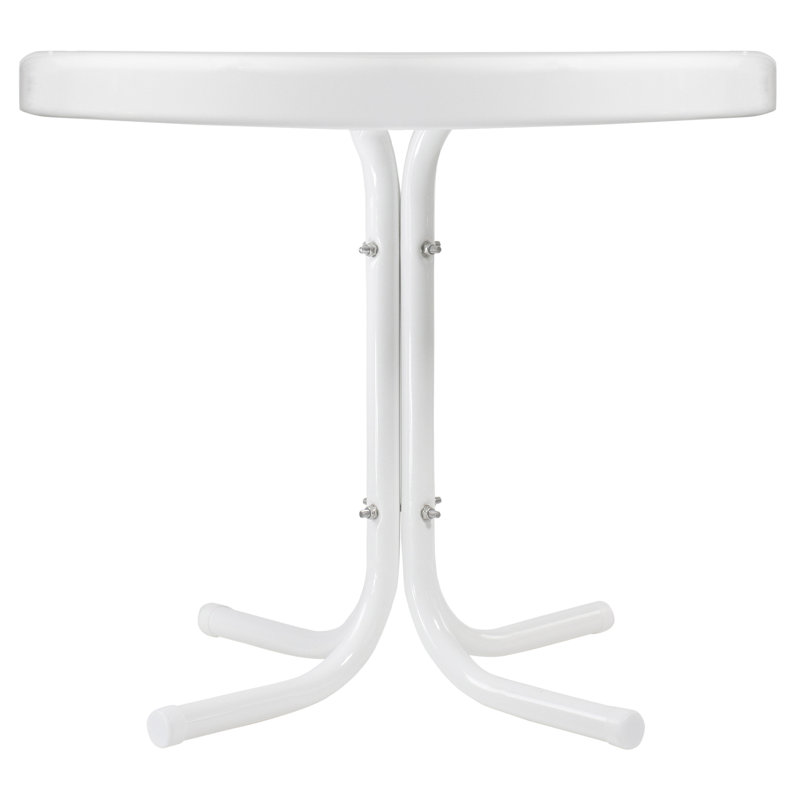 Table d'appoint 22 po, Blanc