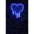 Flexible LED Neon Strip Lights, Blue, 12V DC, 12.6 x 13.8 x 0.8 inches | IP67 Waterproof, 240 Lumens, Energy Efficient (10000 kWh) | Perfect for Home Decor, Parties & Events, Easy Installation with PVC Foam Template-599450432