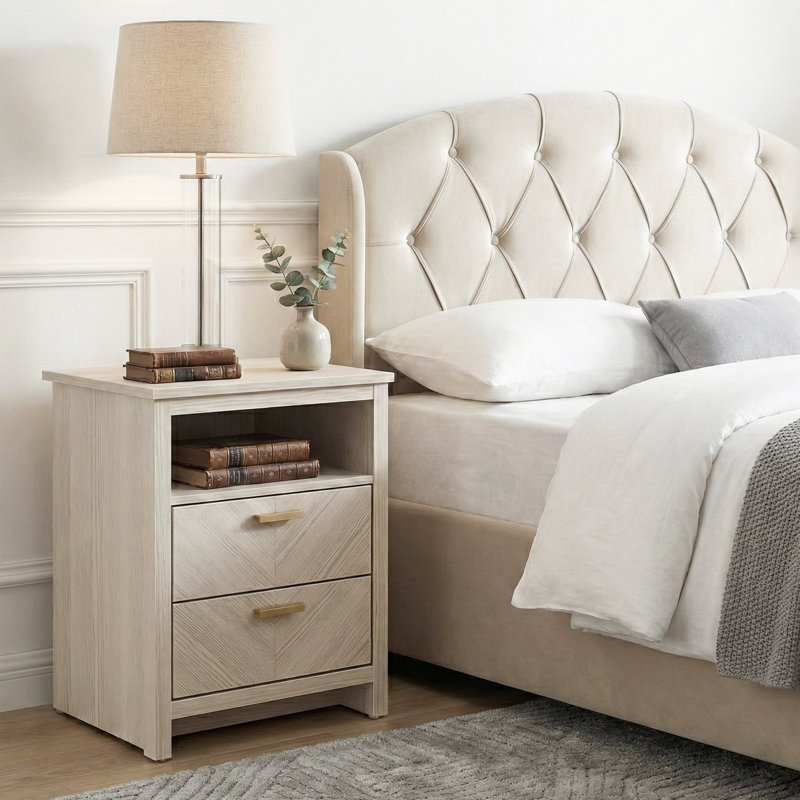 Dreamwell Diamond Ottoman Bed 2 Piece Bedroom Set