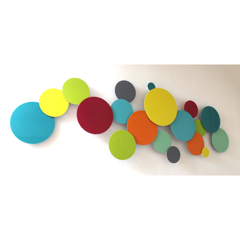 Jubilance Glass And Metal Wall Sculpture