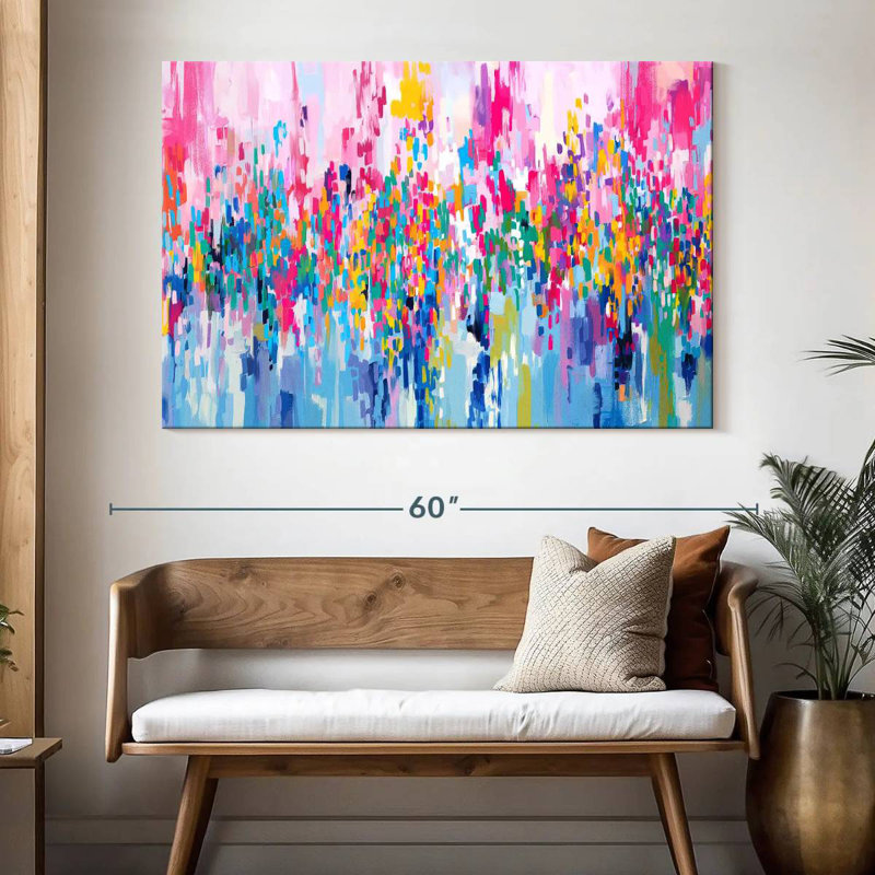 Avery Abstract Vibrant Mix III, H 34 po x l 51 po