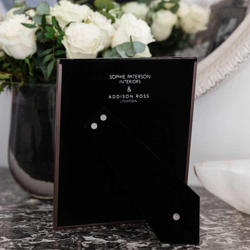 Rattan Picture Frame, Midnight