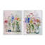 Bouquets de fleurs sauvages assortis maison de campagne - ensemble de 2 grands bouquets d'art mural-1369832882-1369832895