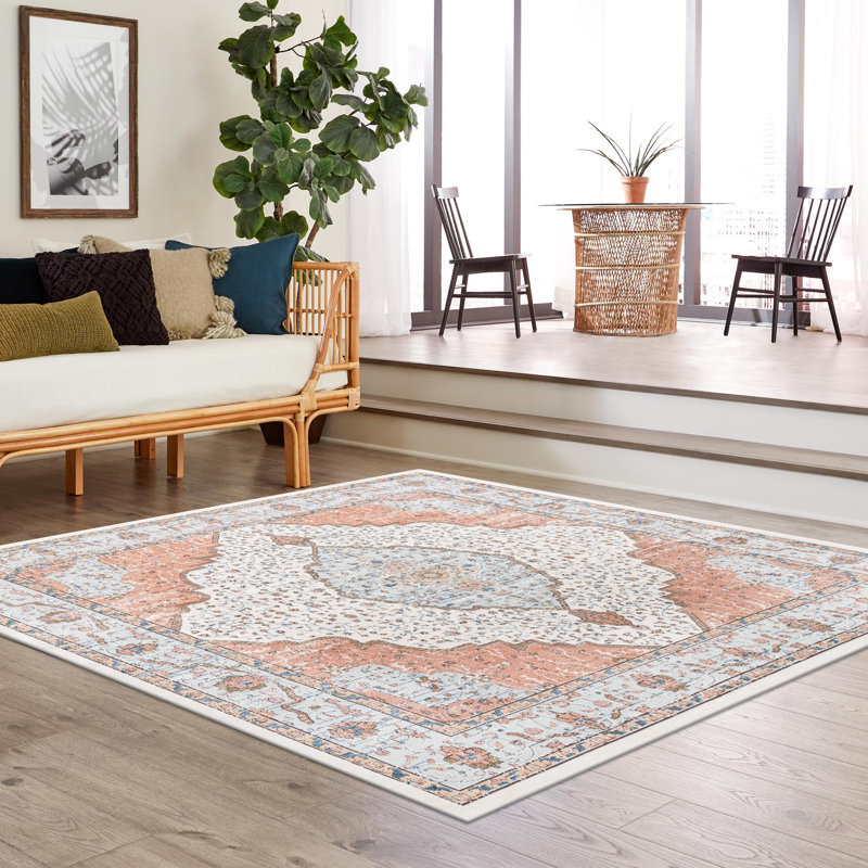 Traci Abstract Rug, Square 6'1"
