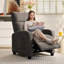 Fauteuil inclinable manuel de 27 po de large avec dossier-1413790876