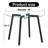 Modern Round Clear Tempered Glass Dining Table-1166428360-1166451384