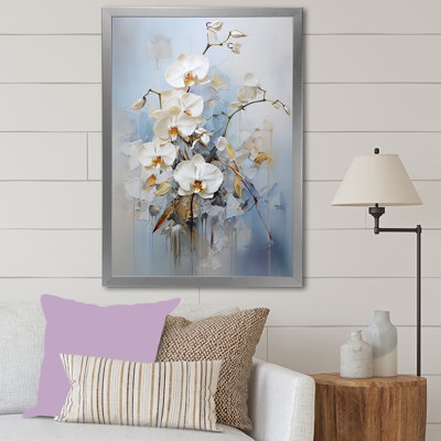 Minimalisme orchidées sur toile