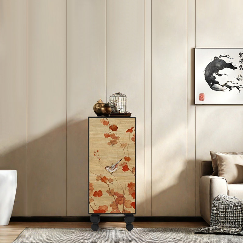 Armoire décorative à tiroirs de salon