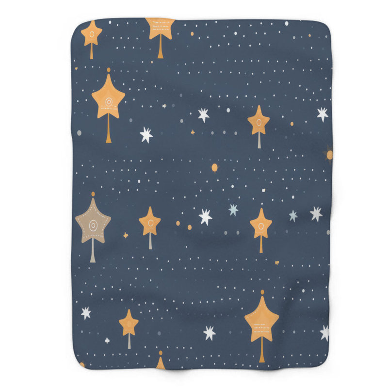 Couverture céleste Boho - 1 pièce, Lit simple