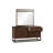 Rosy Solid Wood Rectangle Mirror