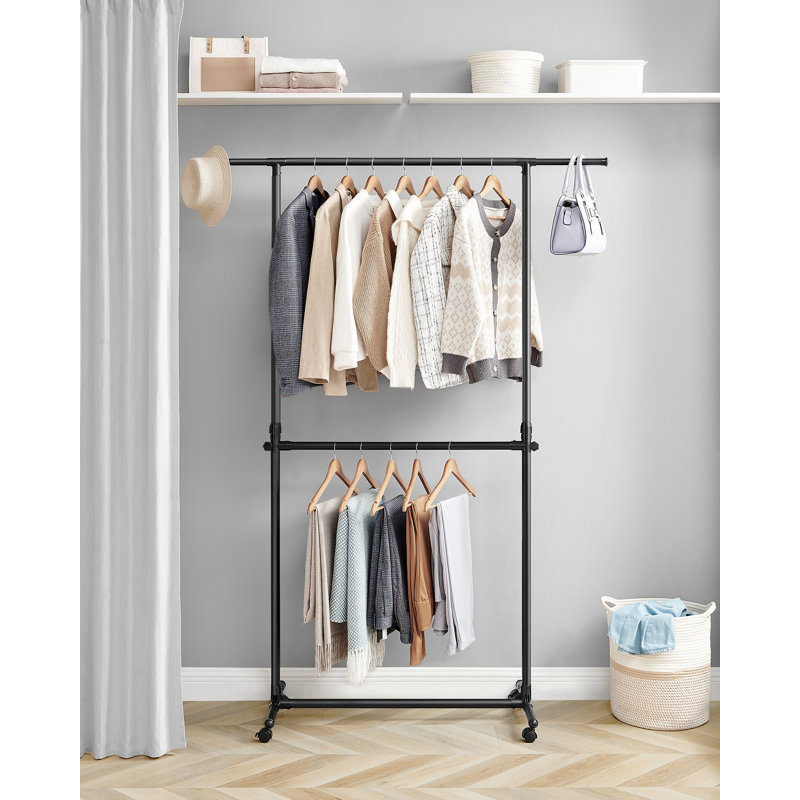 165cm Rolling Clothing Rack