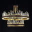 Byrne 2 - Light Waggon Wheel Chandelier