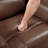 1Pc Recliner Chair With Swivel Motion Luxurious Comfort Leather Upholstered Solid Wood Living Room Furniture-1272431631