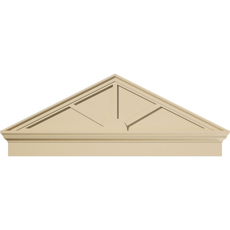 Fronton en uréthane Signature, 50 po x 19,375 po x 2,75 po, Combinaison, 3 rayons