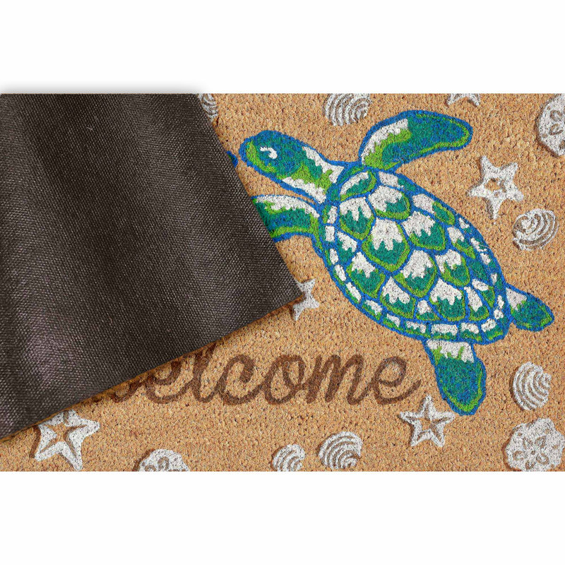 Tapis d'entrée antidérapant Cordelia, Rectangle 1 pi 6 po x 2 pi 6 po