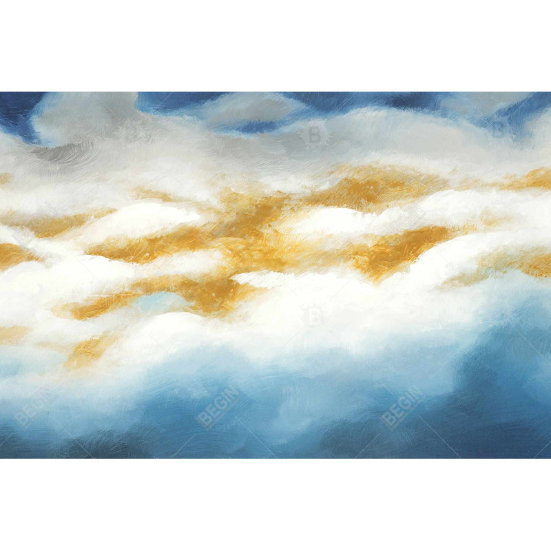 Abstraits nuages - art de toile de salon pour la décoration intérieure