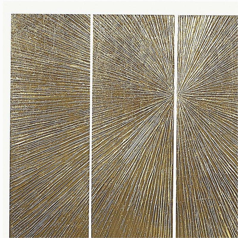 Ensemble d'art mural dimensionnel en résine 3 pièces