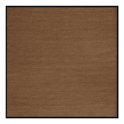 Machine Washable Solid Brown Area Rug