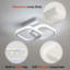 Dailee Acrylic LED Semi Flush Mount