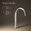 Occasion Sink with Cane Design Single Hole Bathroom Faucet with Drain Assembly-420737943