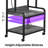 30.3'' H x 23.6'' W Printer Stand with Charging Station And Wheels-101271469