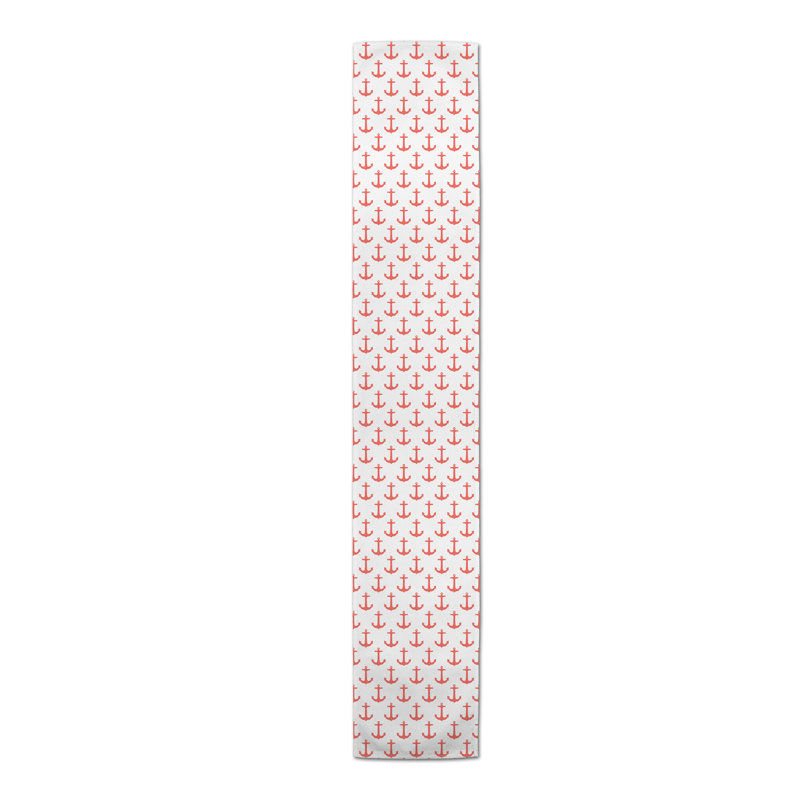 Chemin de table géométrique McKay, Rouge foncé, L 72 po x l 16 po, Mckay Geometric