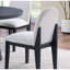 Chaise d'appoint ergonomique en tissu blanc