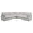 Emmitsburg 5-piece Modular Power Reclining Sectional Grey-1317907158