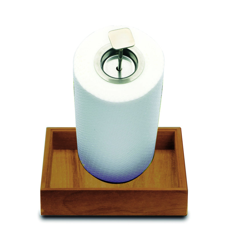 Paper Towel Holder, Walnut
