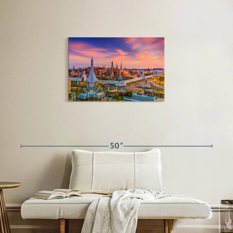 Rorry Wat Phra Kaew Sunset, 20" H x 30" W