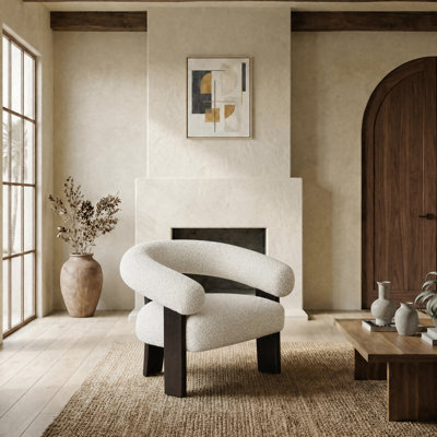 Noelani Curved Back Accent Chair