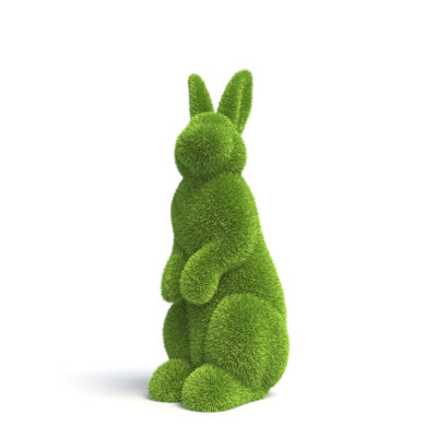 Rabbit Fiberglass Garden Statue