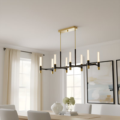 Davies Integrated LED Brushed Gold Island Light