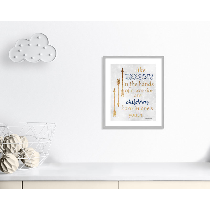Impression sur papier pour enfants, H 24,5 po x l 20,5 po x P 1,18 po, Encadré de boîte argent