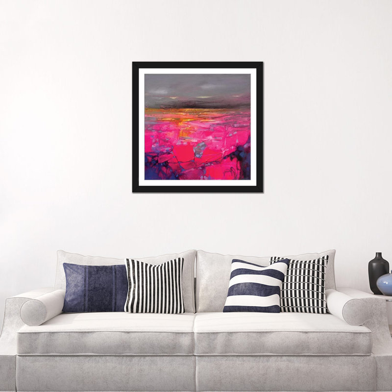 « fluid study i », impression sur toile, Papier d'art encadré noir, Blanc, H 24 po x l 24 po x P 1 po