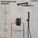 RainfallCascade 10" Pressure Balanced Rain Shower System with Handheld Spray