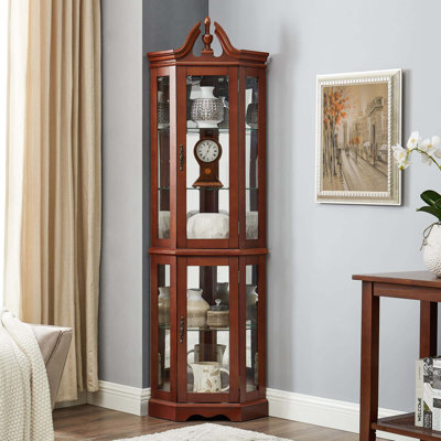 Corner Curio Cabinet