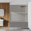 Porte de baignoire sans cadre 60 "x H 58"-87849795