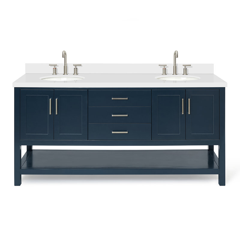 Magnolia Bath Vanity Oval Basin S073DWQ, Midnight Blue, Oval