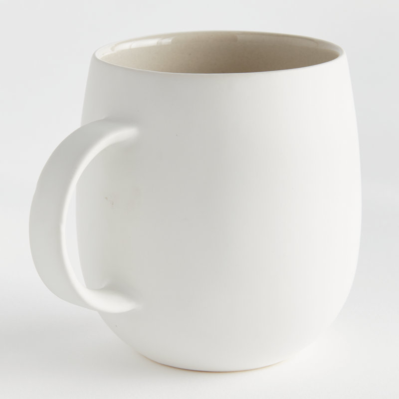 Barclay Butera Cup, White/Tan